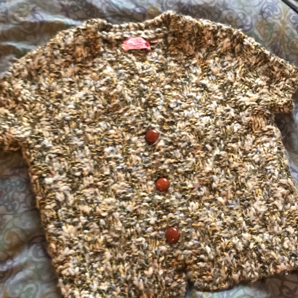 Anthropologie Hand Knit by Dollie cardigan